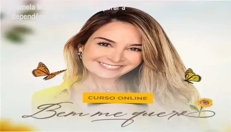 Pamela Magalhães apresentando o curso Bem Me Quero para mulheres que buscam autoconfiança
