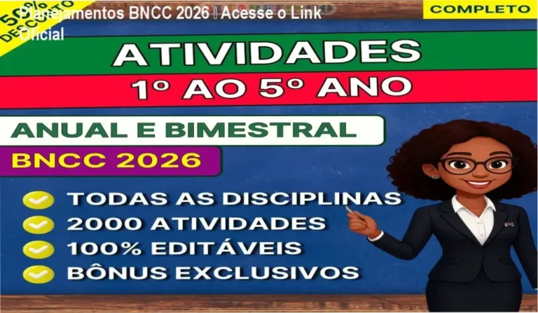 Planejamentos BNCC 2026 link correto e acesso oficial
