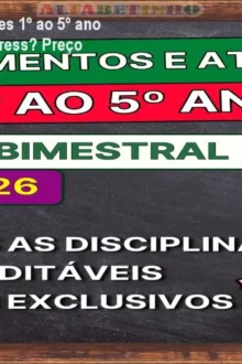 Planejamentos e Atividades 1º ao 5º ano - Como criar aulas sem stress? Preço