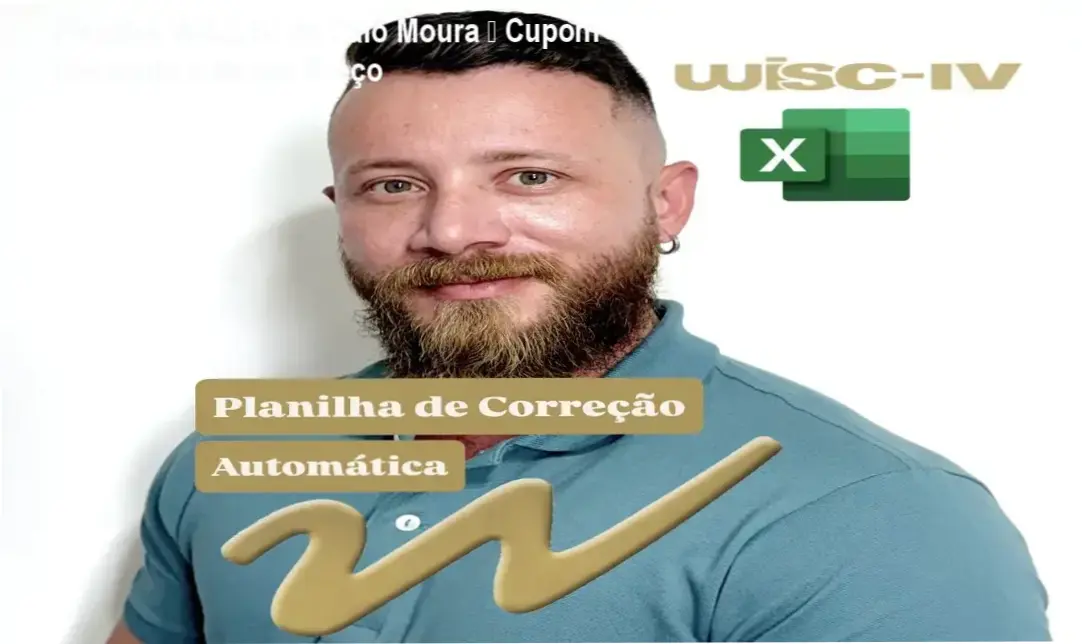 Planilha WISC‑IV Caio Moura promoção desconto