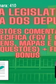 Policial Legislativo Câmara: 410 Questões + Flashcards