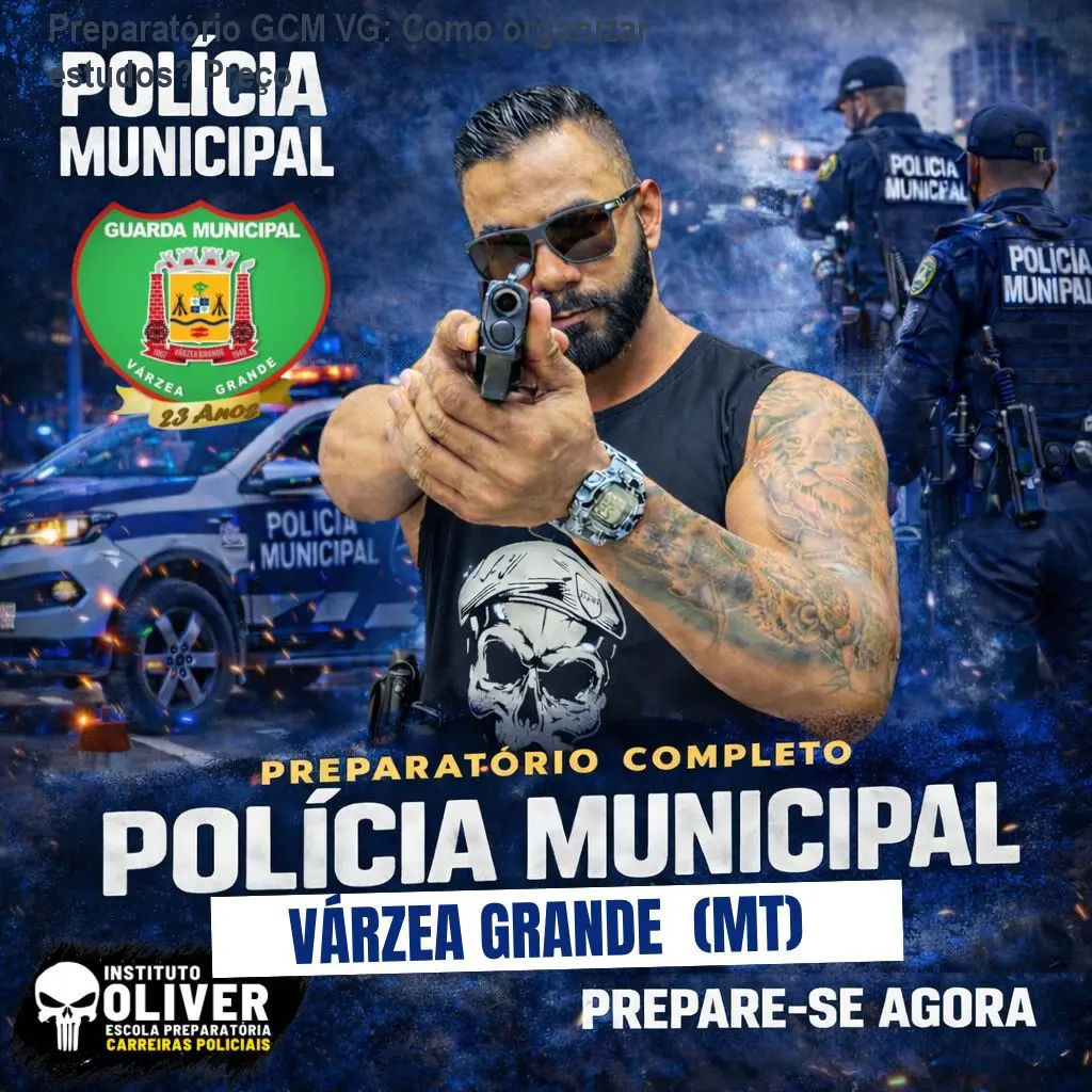 Preparatório GCM VG: Como organizar estudos? Preço