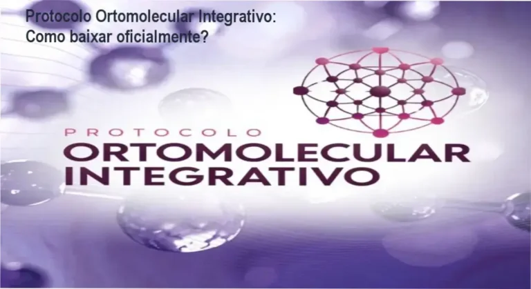 Tela mostrando o download oficial do Protocolo Ortomolecular Integrativo