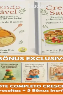 Receitas Para Bebês Crescendo Saudável – 337 Receitas + Guia