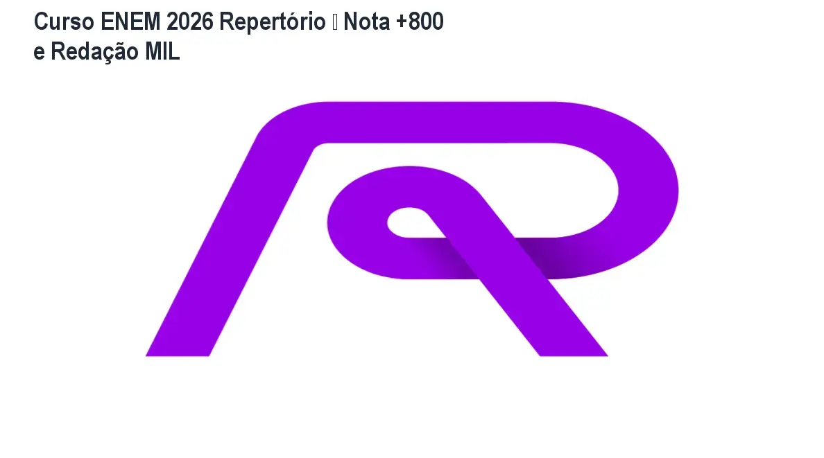 Curso ENEM 2026 Repertório – Nota +800 e Redação MIL