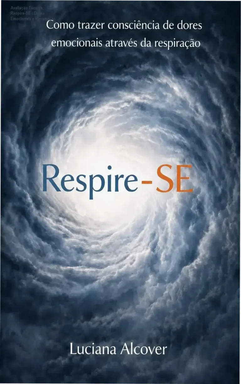 Capa do eBook Respire-SE mostrando técnicas de respiração para consciência de dores emocionais