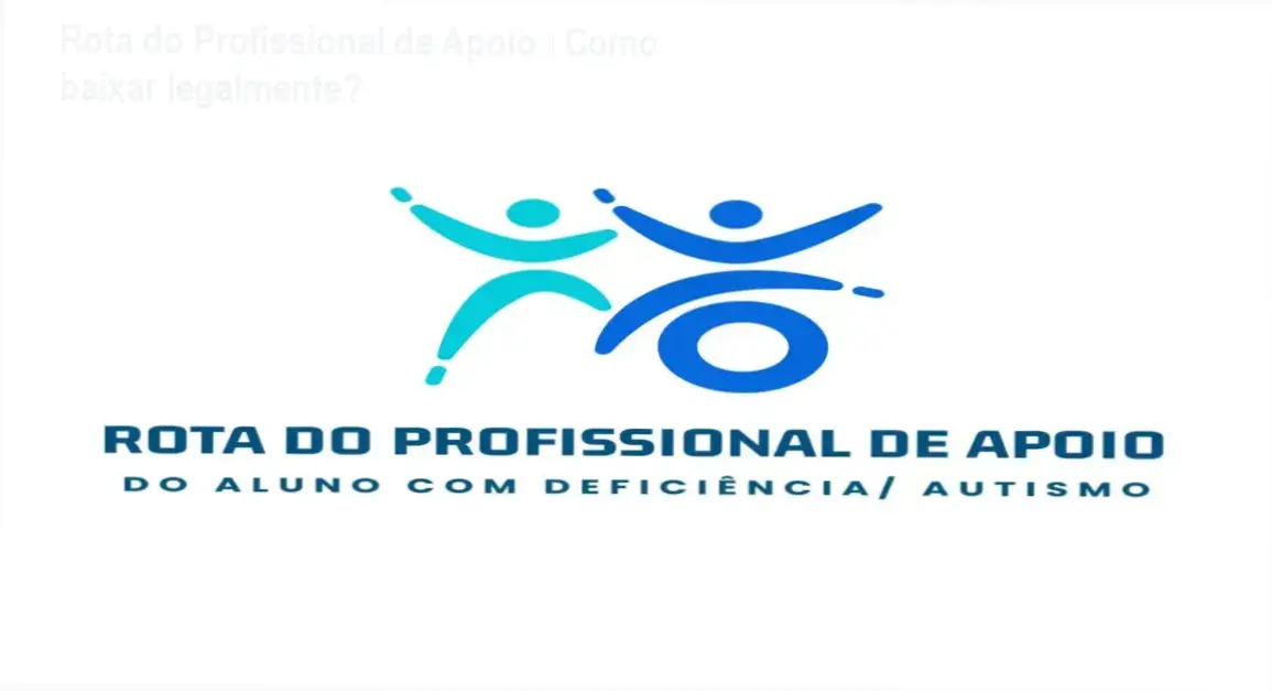 Página oficial exibindo opções de download do curso Rota do Profissional de Apoio