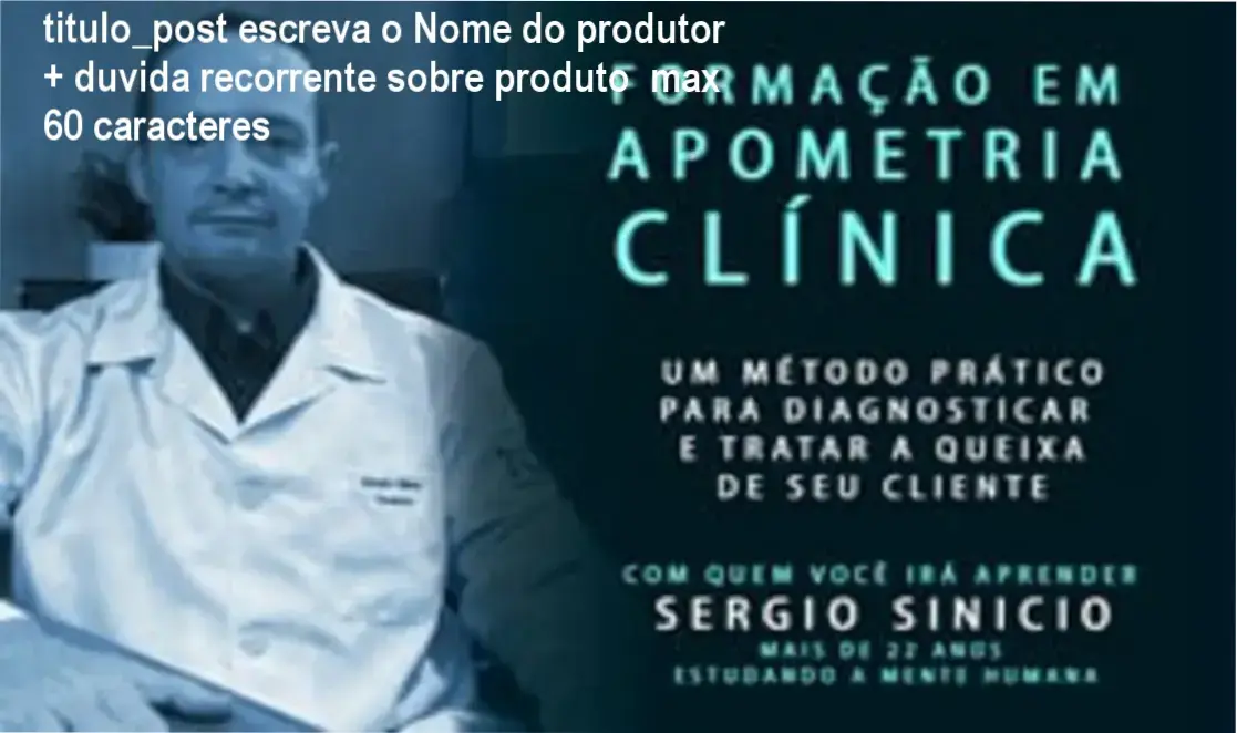 Sergio Sinicio apresentando a Formação em Apometria Clínica online