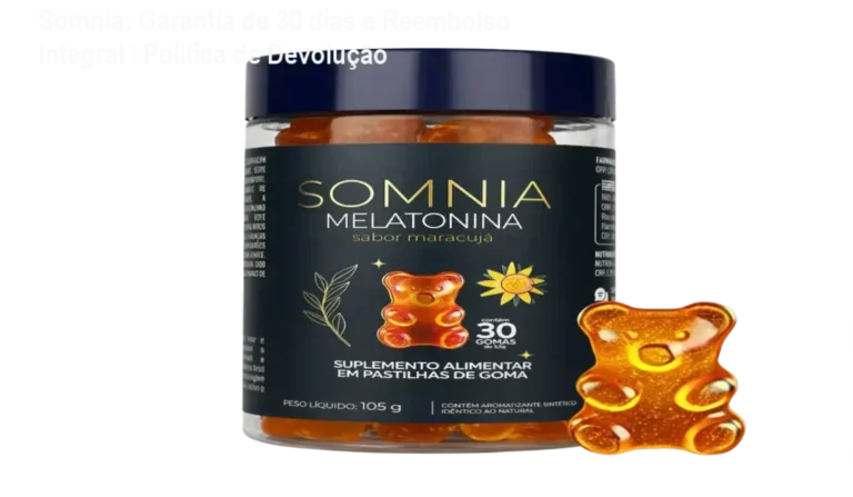 Somnia garantia reembolso cancelamento política de devolução