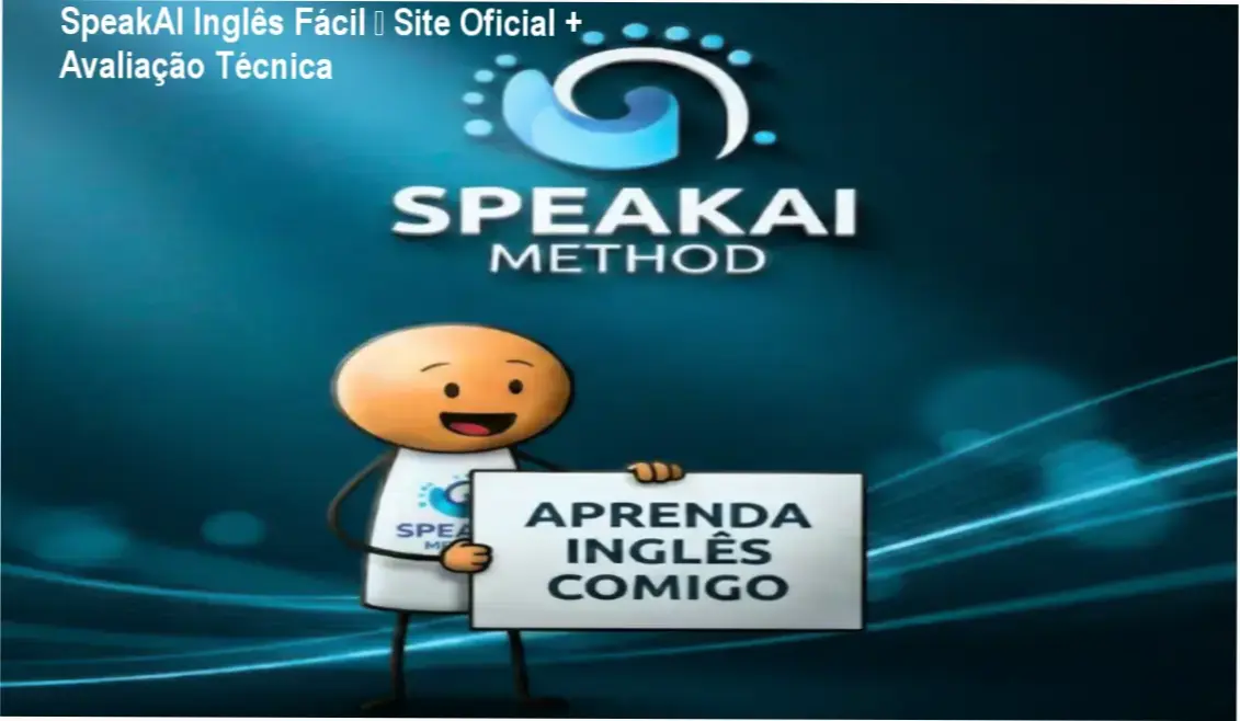 SpeakAI Inglês Fácil página oficial