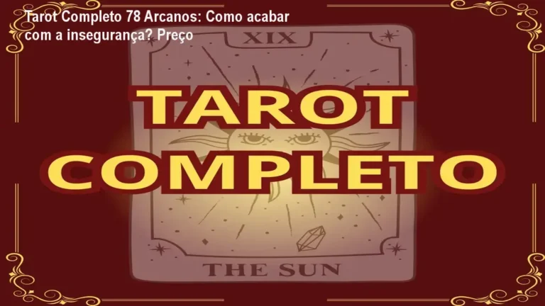 Capa do curso Tarot Completo - 78 Arcanos Revelados, mostrando cartas de tarot espalhadas