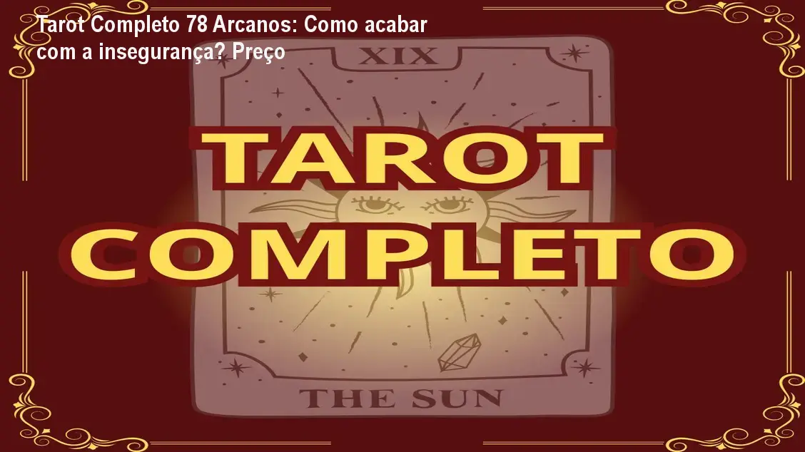 Capa do curso Tarot Completo - 78 Arcanos Revelados, mostrando cartas de tarot espalhadas