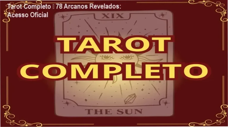 Tarot Completo – 78 Arcanos Revelados da Lunação Esoterismo download oficial