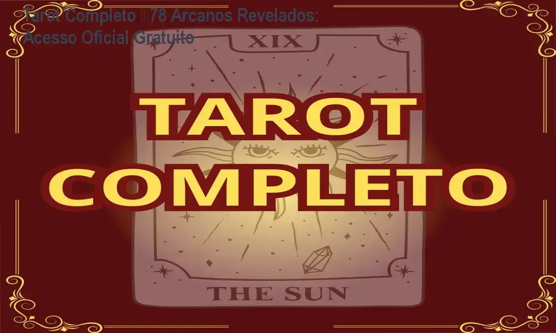 Tarot Completo – 78 Arcanos Revelados da Lunação Esoterismo download gratuito ou licença oficial