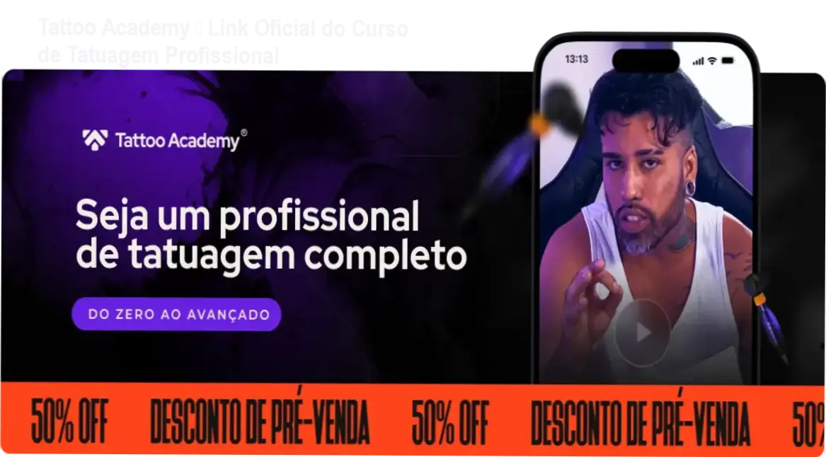 Tattoo Academy de Raphael Salles – link correto e acesso oficial