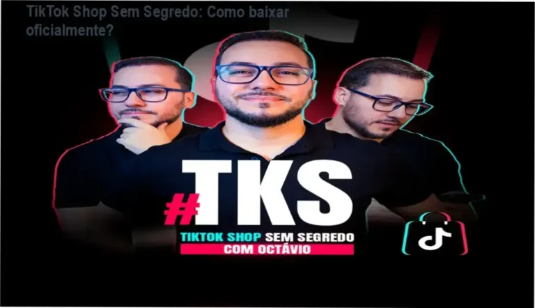 Tela mostrando o site oficial para download do curso TikTok Shop Sem Segredo