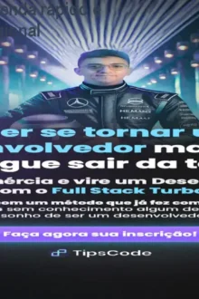 Full Stack Turbo: Aprenda rápido e garanta vaga internacional