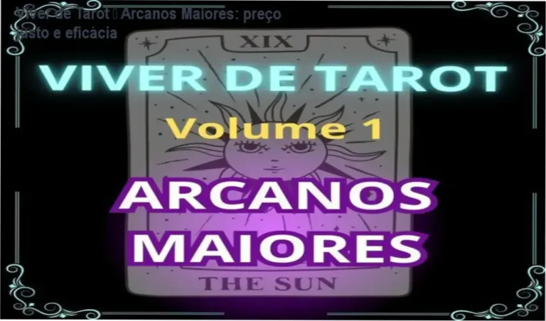 Viver de Tarot – Arcanos Maiores com garantia de reembolso de 7 dias