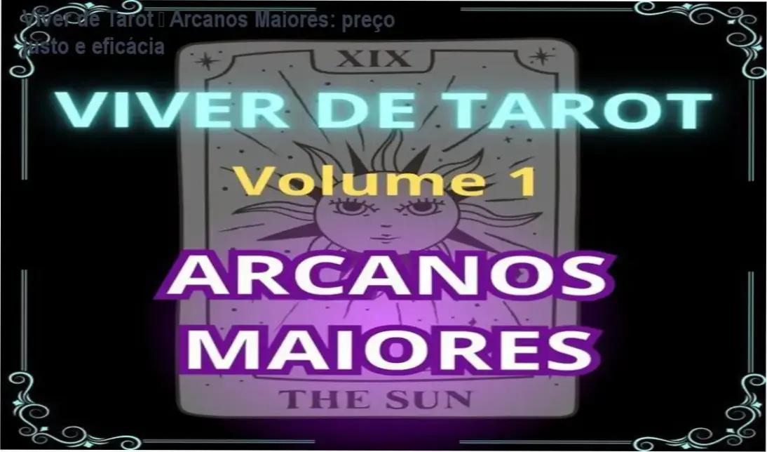 Viver de Tarot – Arcanos Maiores com garantia de reembolso de 7 dias