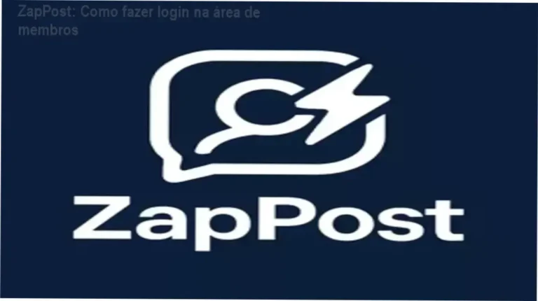 ZapPost login da área de membros da plataforma do aluno