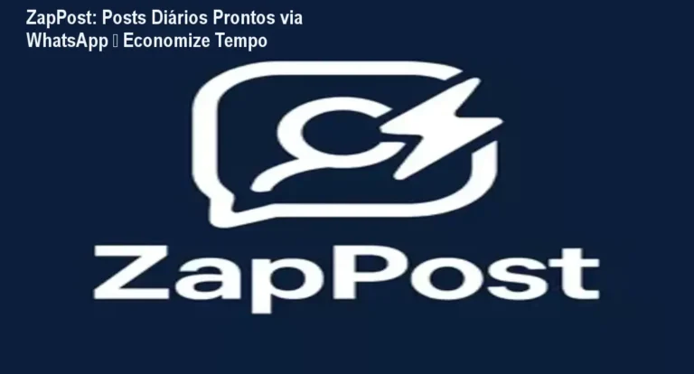 ZapPost entrega posts diários prontos para Instagram e TikTok direto no WhatsApp