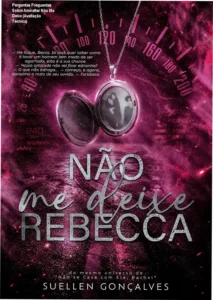 Capa do livro Não Me Deixe com destaque para ilustrações familiares e emocionais