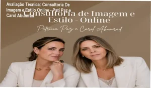 Guia explicativo sobre o produto digital Consultoria De Imagem e Estilo Online - Pati Paz e Carol Abumrad