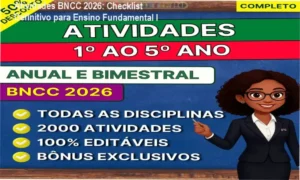 Atividades BNCC 2026 por dentro: checklist completo e recursos exclusivos para ensino fundamental