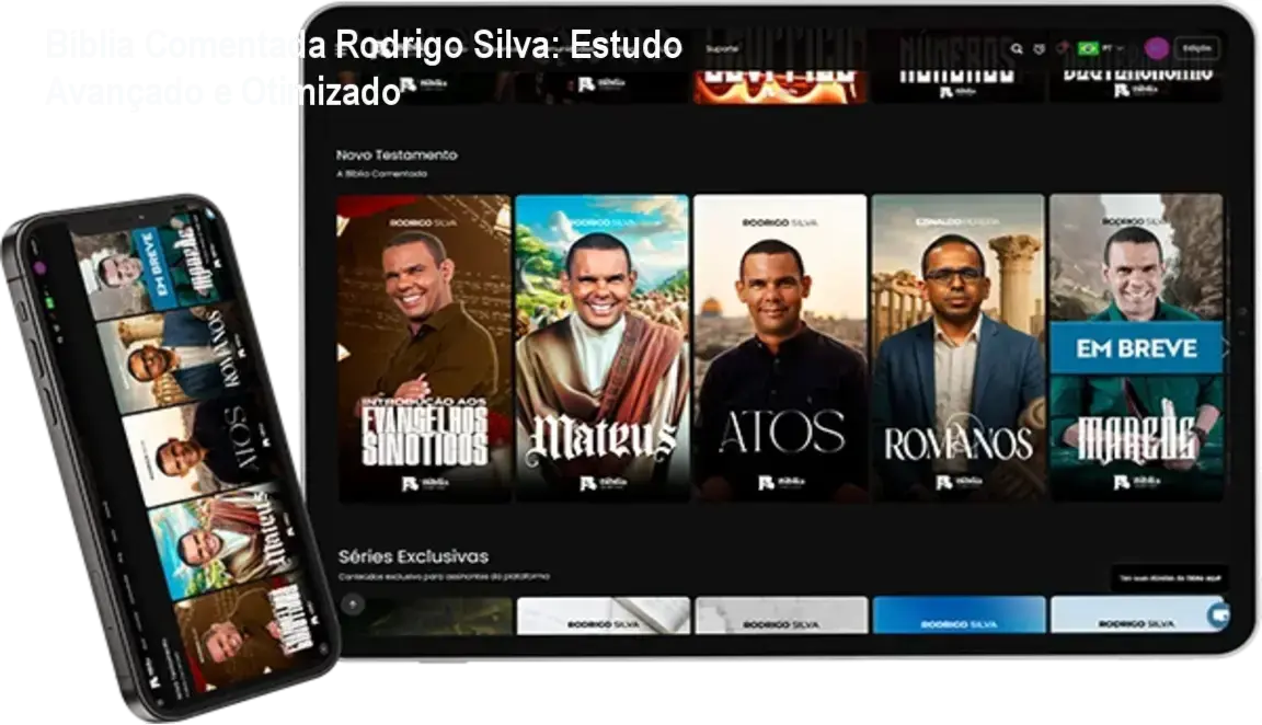 Bíblia Comentada Rodrigo Silva bastidores e visão interna