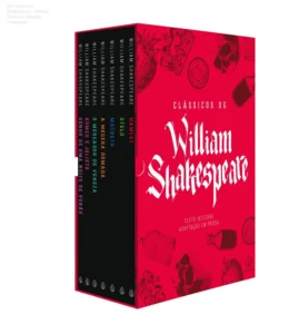 Box Clássicos de William Shakespeare por dentro e detalhes técnicos