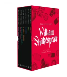 Box Clássicos de Shakespeare com Marcadores de Páginas – Detalhes Internos e Conforto na Leitura