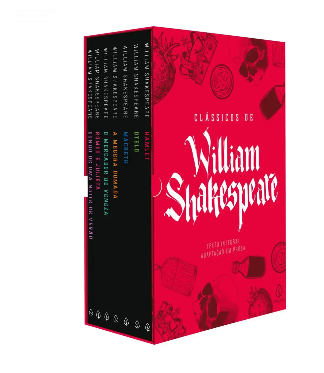 Box Clássicos de Shakespeare com Marcadores de Páginas – Detalhes Internos e Conforto na Leitura