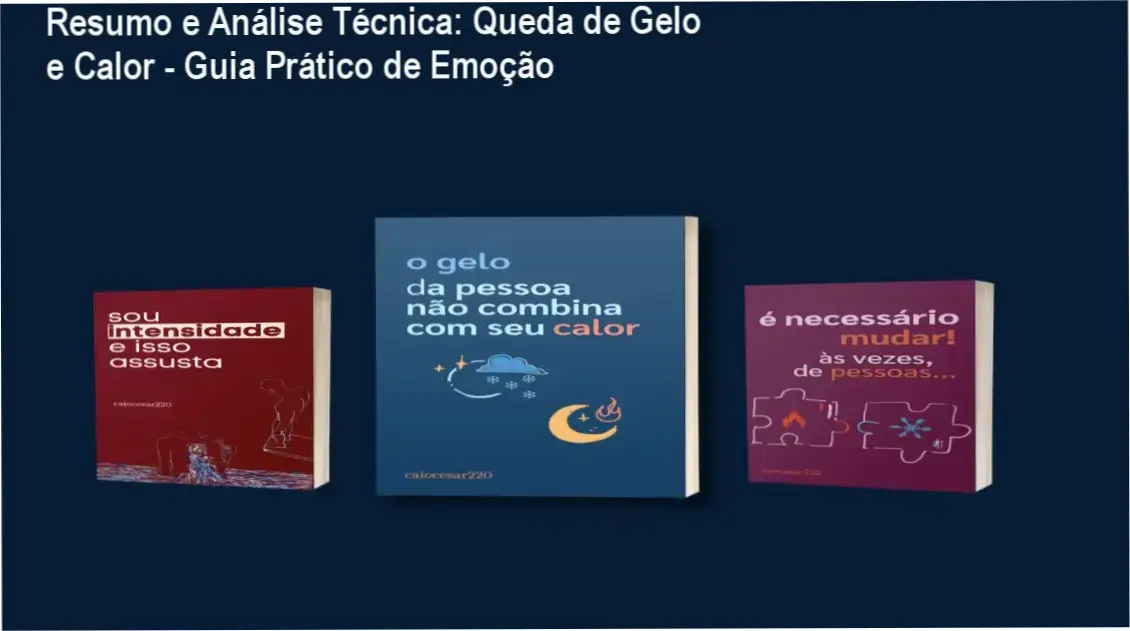 Ebook O Gelo da Pessoa Não Combina com seu Calor + Brinde - Por Dentro do Guia Emocional Escrito por Caio César
