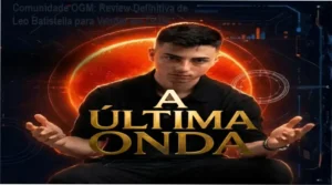 Leo Batistella explicando estratégias de e-commerce internacional na Comunidade OGM