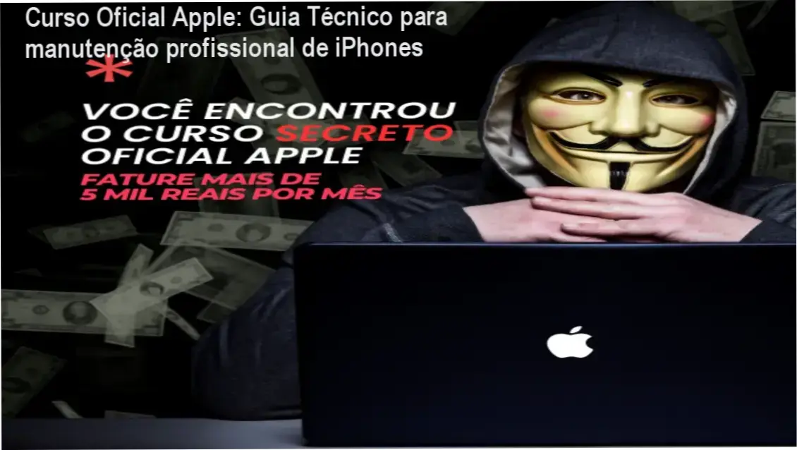 Curso oficial Apple para iPhone com técnicas de manutenção e manuais técnicos