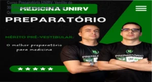 Avaliação do Curso Preparatório para a UNIRV com detalhes internos do funcionamento e engajamento dos alunos