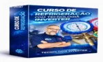 Tela do curso de refrigeração inverter mostrando aulas práticas gravadas