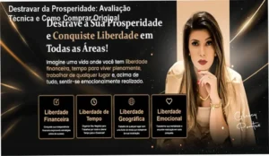 Tela do curso Destravar da Prosperidade exibindo módulos, suporte WhatsApp e mentorias de Gleicy Pontes