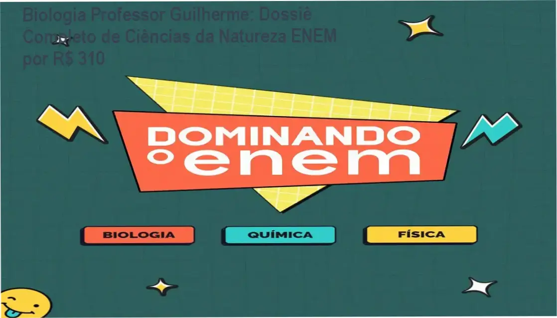#Dominando o ENEM com o #Biologia Professor Guilherme: metodologia focada na TRI e aprovação no ENEM