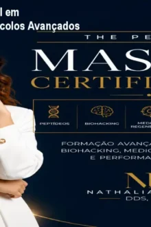 Certificação Internacional em Peptídeos: Domine Protocolos Avançados com Dra Nathalia Bettio