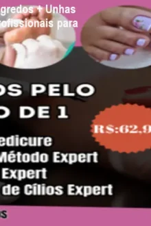 Curso Pedicure Sem Segredos + Unhas Decoradas: Técnicas Profissionais para Iniciantes