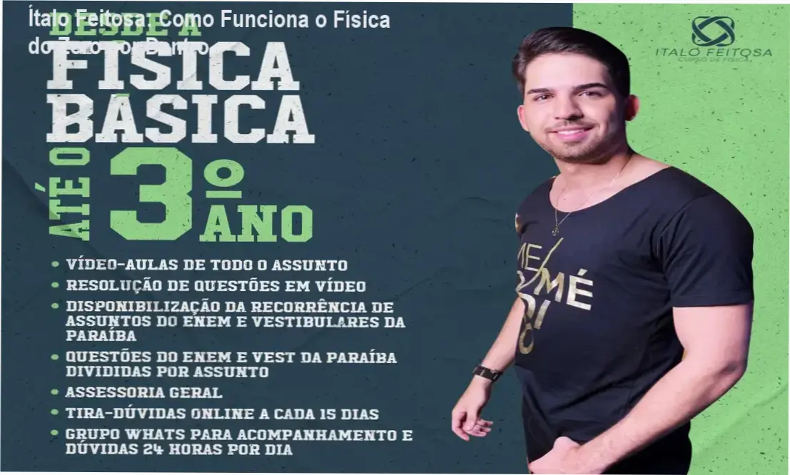 Física com Ítalo Feitosa bastidores e funcionamento interno do curso