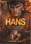 Capa digital de Hans: A Noiva que o mafioso sádico sequestrou, mostrando os protagonistas em confronto com fundo vermelho