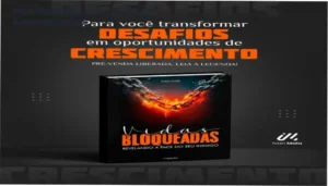 Capa do livro Vidas Bloqueadas com ícone de diagrama emocional centralizado