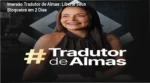 Aula ao vivo da imersão Tradutor de Almas com a Dra. Andréa Vermont mostrando exercícios terapêuticos