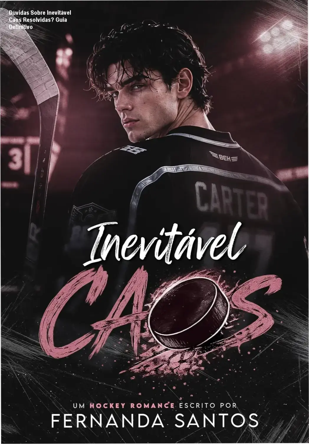 A fricção entre Dylan e Chloe na capa do e-book Inevitável Caos