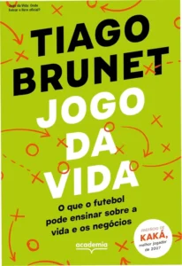 Capa do livro Jogo da Vida de Tiago Brunet, destaque para download oficial