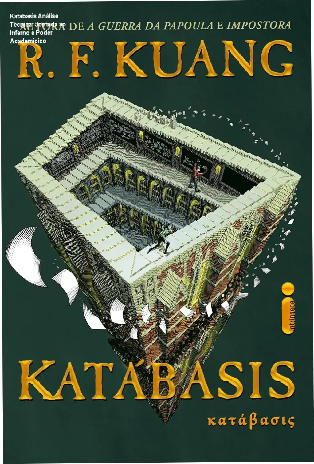 Katábasis por R.F. Kuang:Analise aprofundada da jornada acadêmica e conflitos no inferno