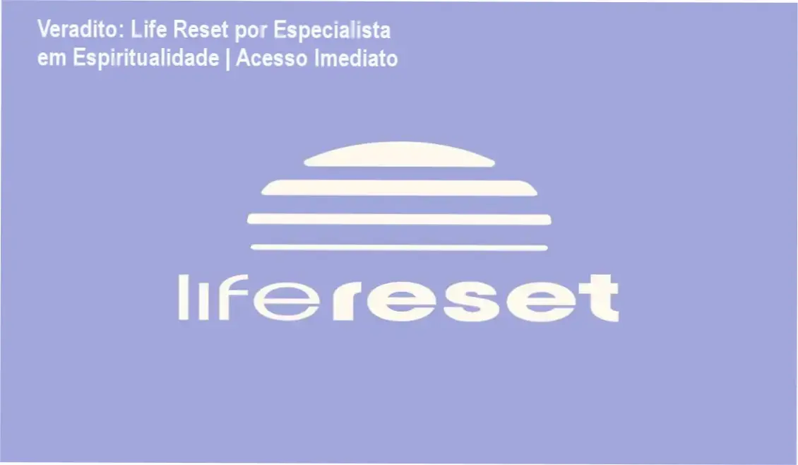 Life Reset professor revelando bastidores do curso sobre reprogramação mental