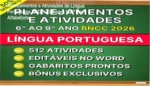 Língua Portuguesa Alfabetinho BNCC 2026: Planejamentos e atividades editáveis para professores